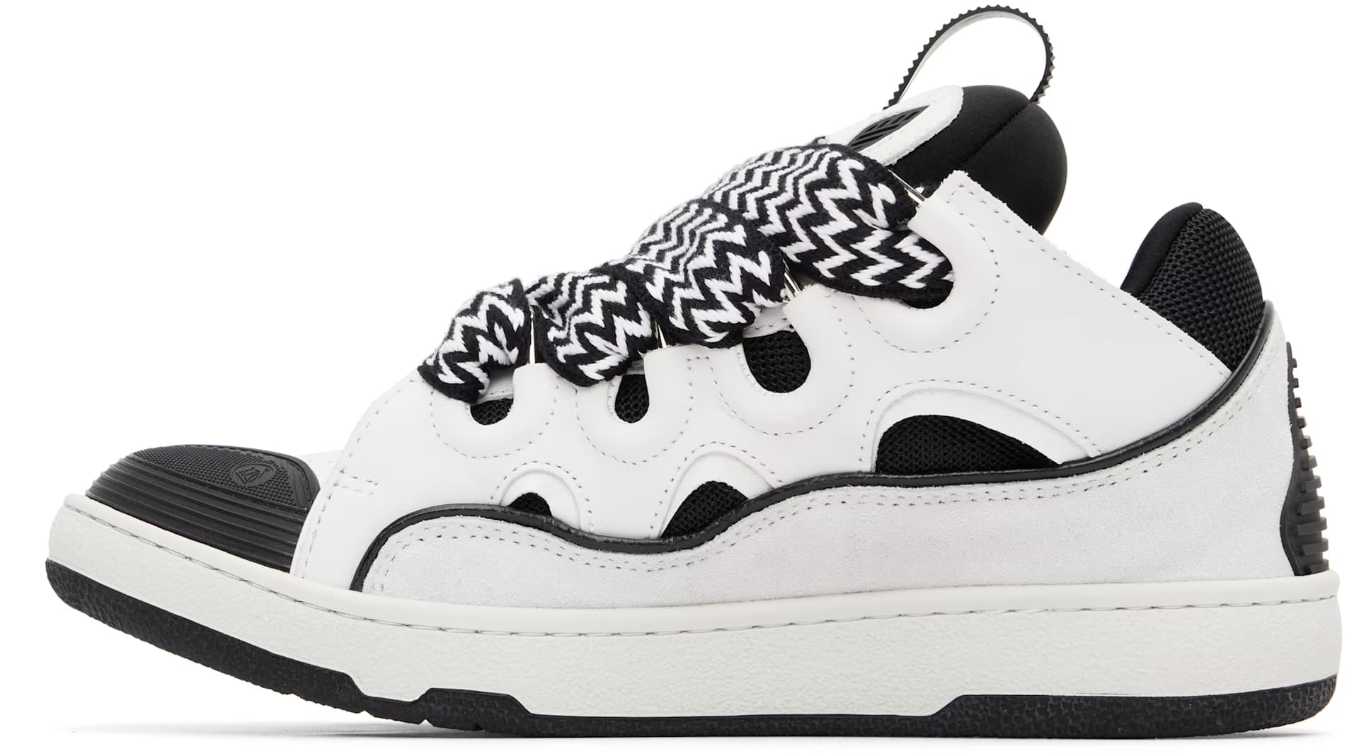 White Curb Sneakers 3