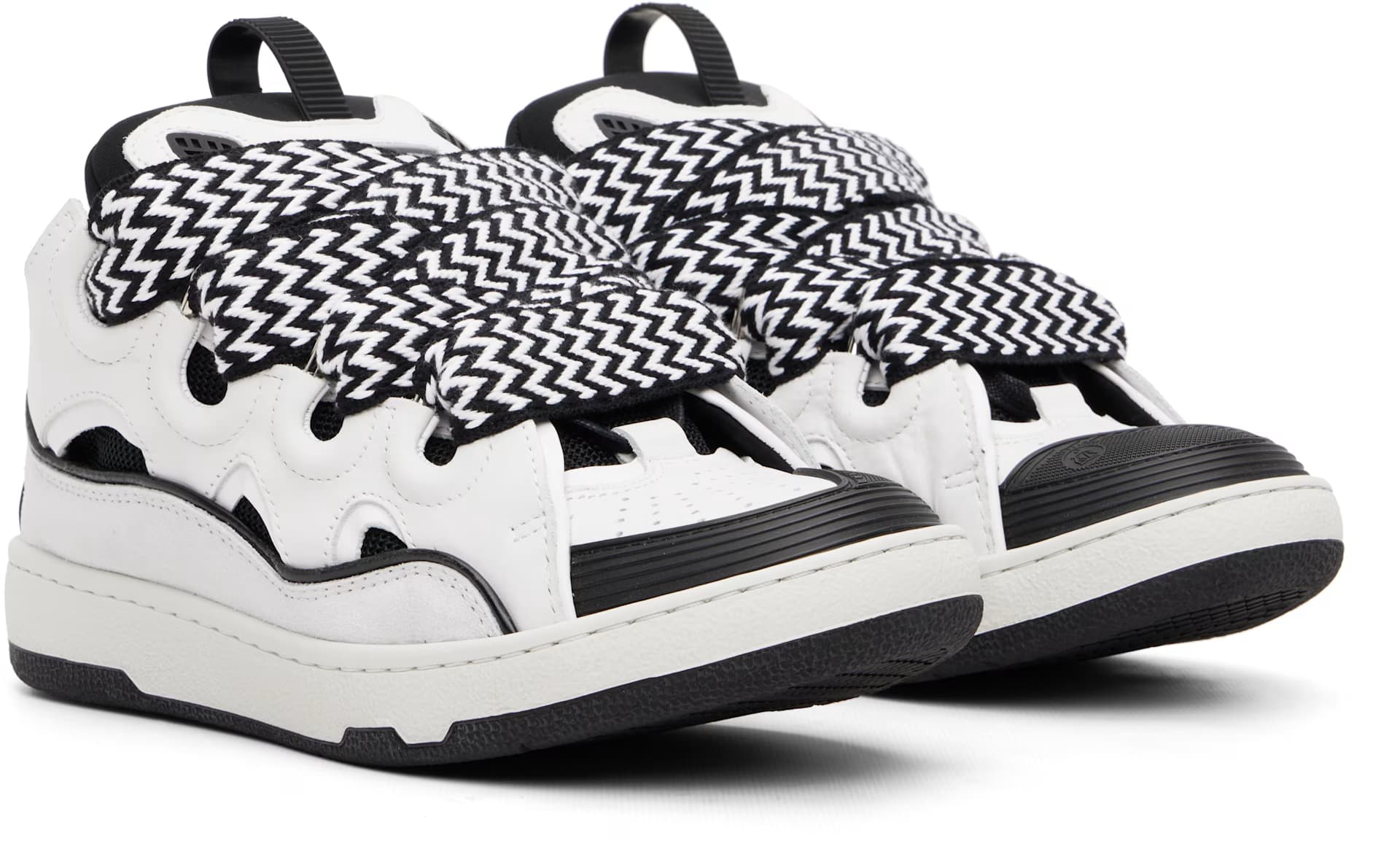 White Curb Sneakers 4