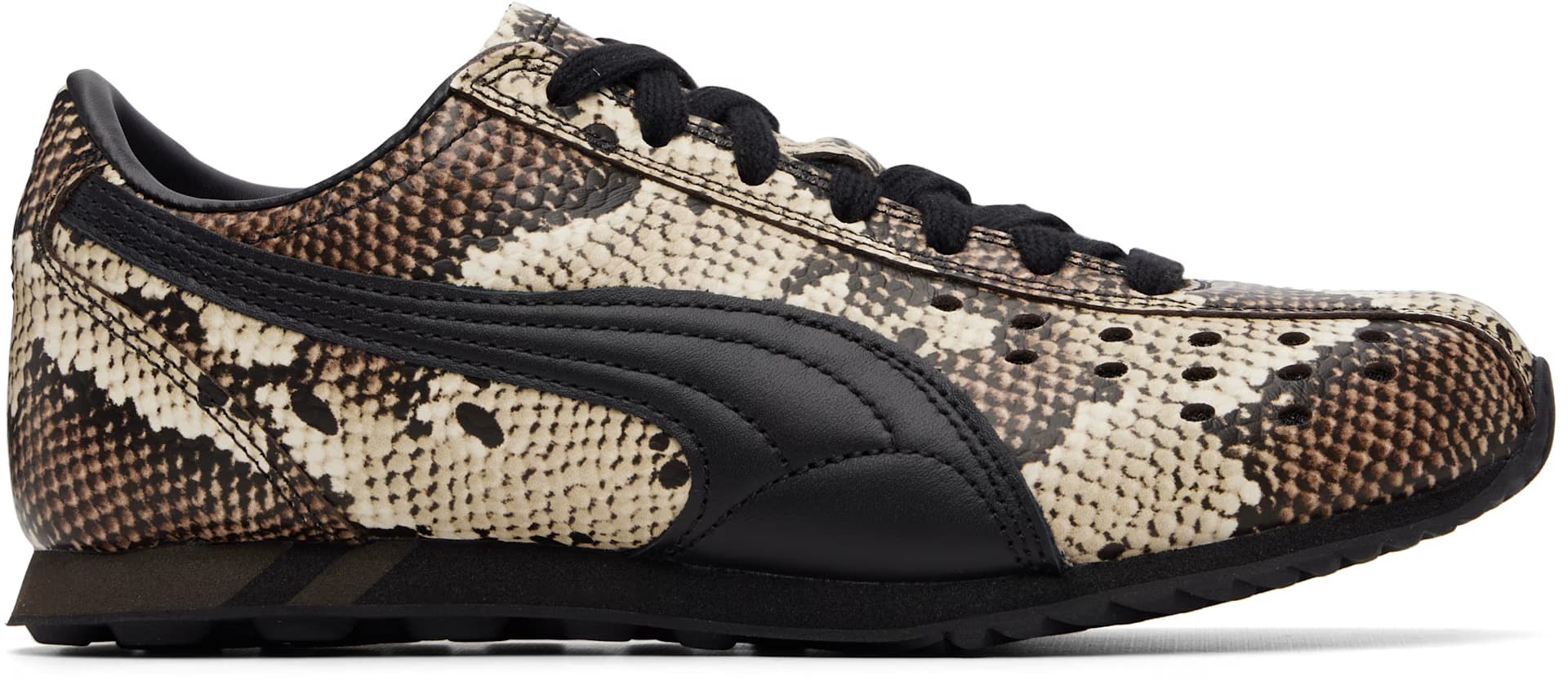 Brown Sprint Snake Sneakers by PUMA