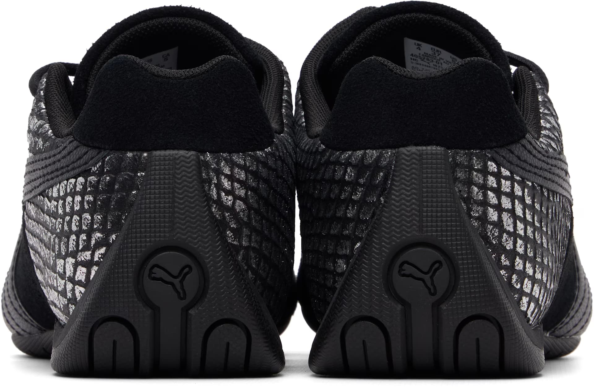 Black Future Cat Emboss Sneakers 2