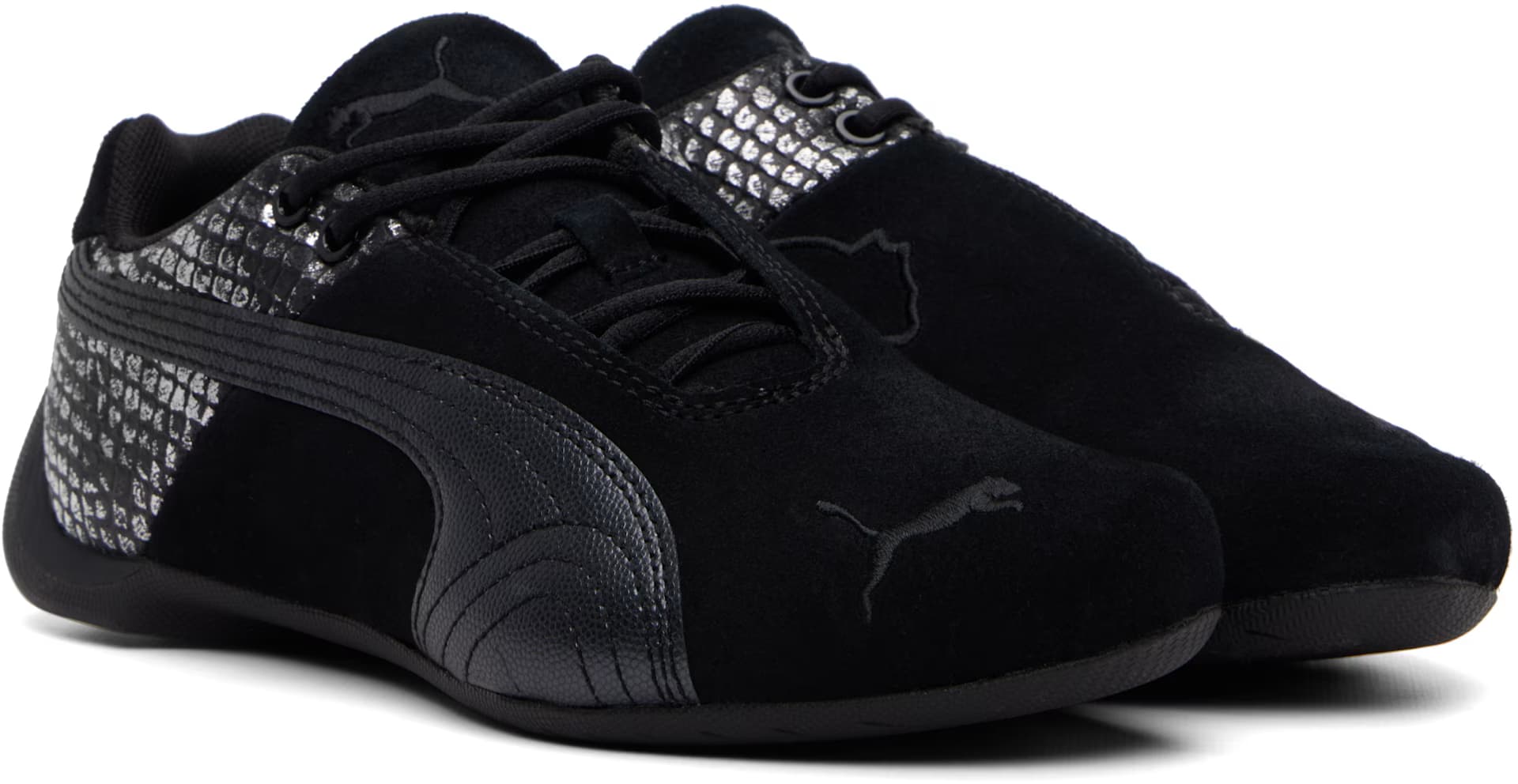 Black Future Cat Emboss Sneakers 4
