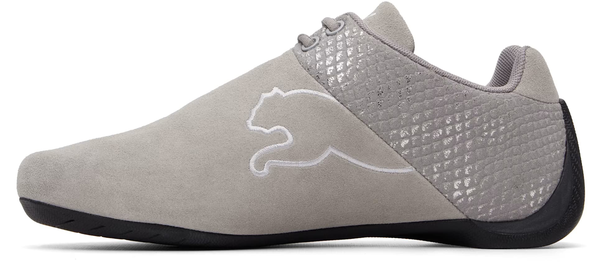 Gray Future Cat Emboss Sneakers 3