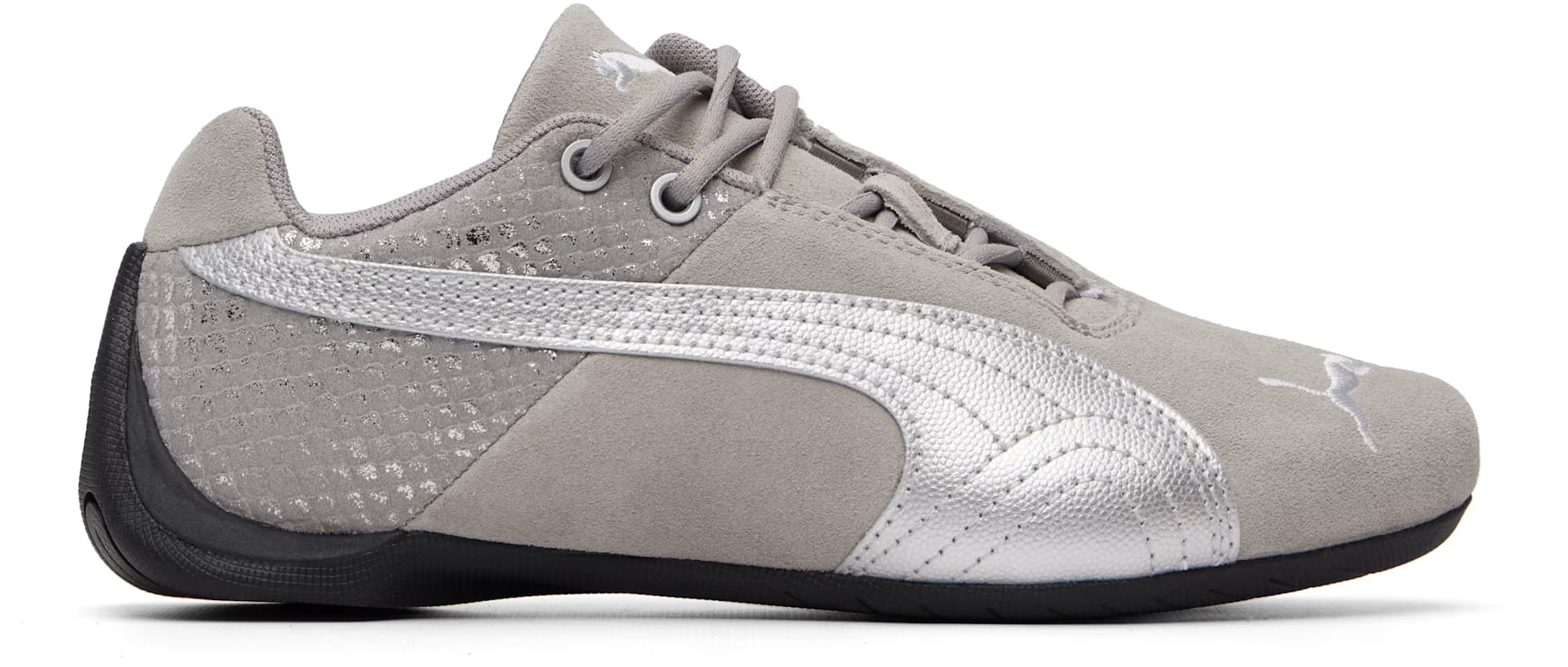 Gray Future Cat Emboss Sneakers by PUMA