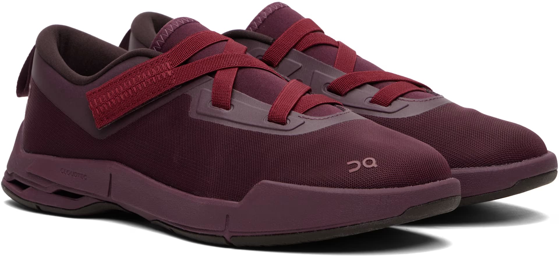 Burgundy Cloudnova Moon Sneakers 4