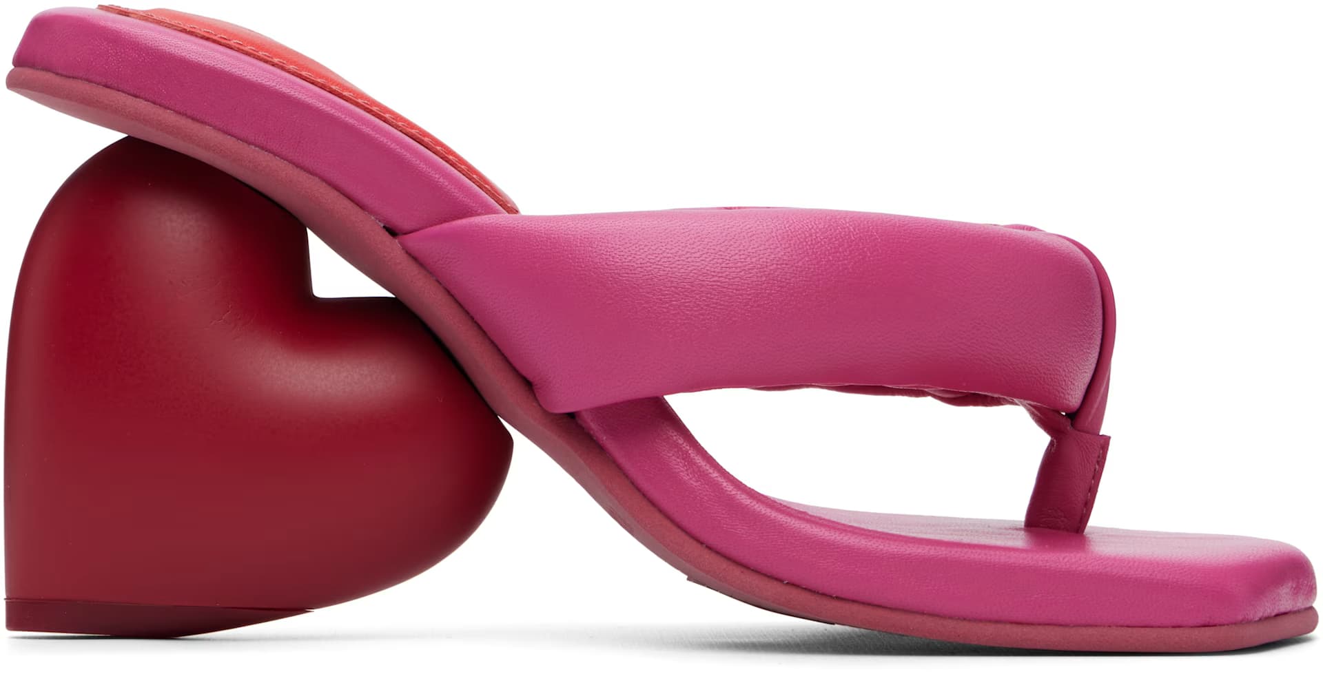 Pink Love Mule Sandals by YUME YUME