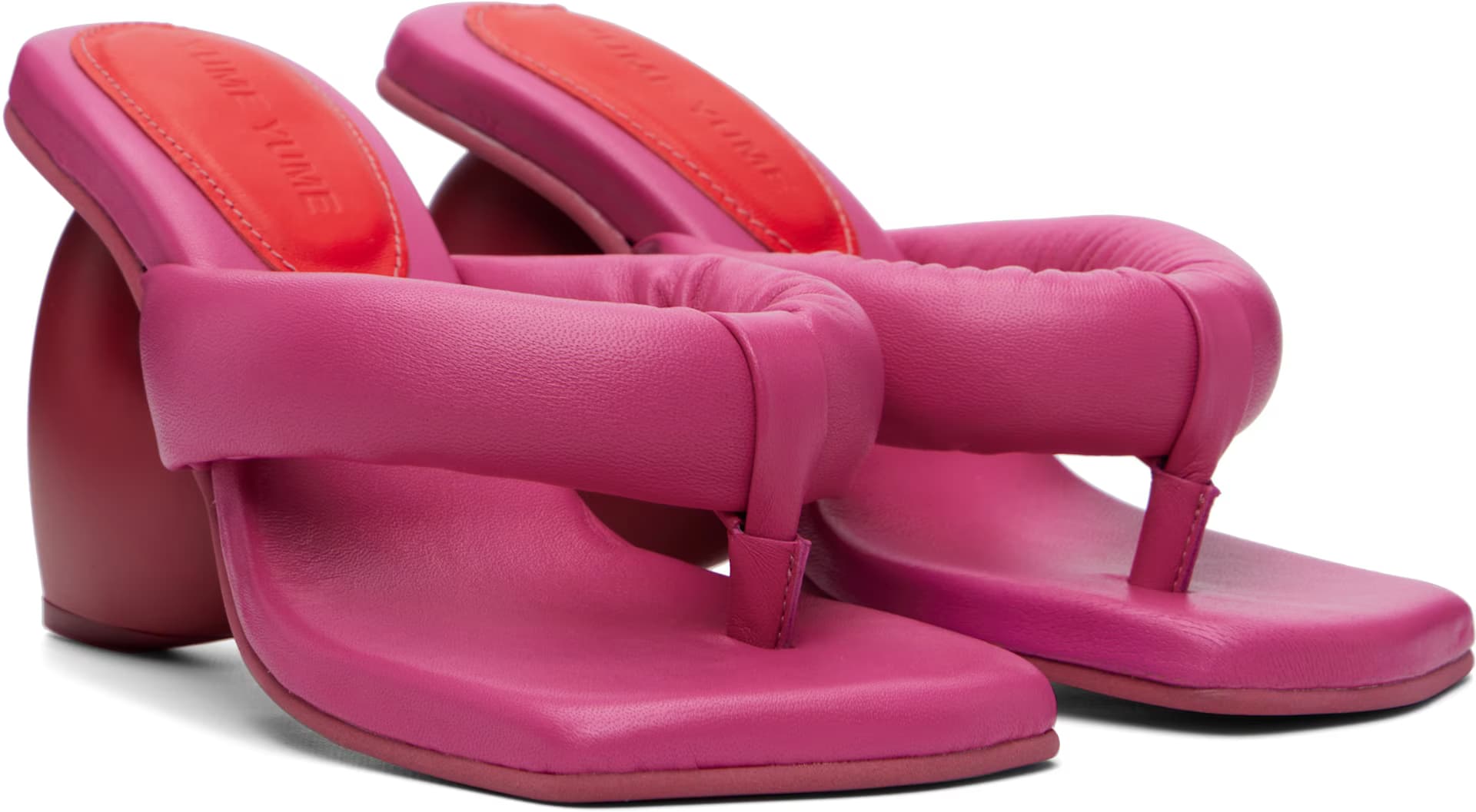 Pink Love Mule Sandals 4