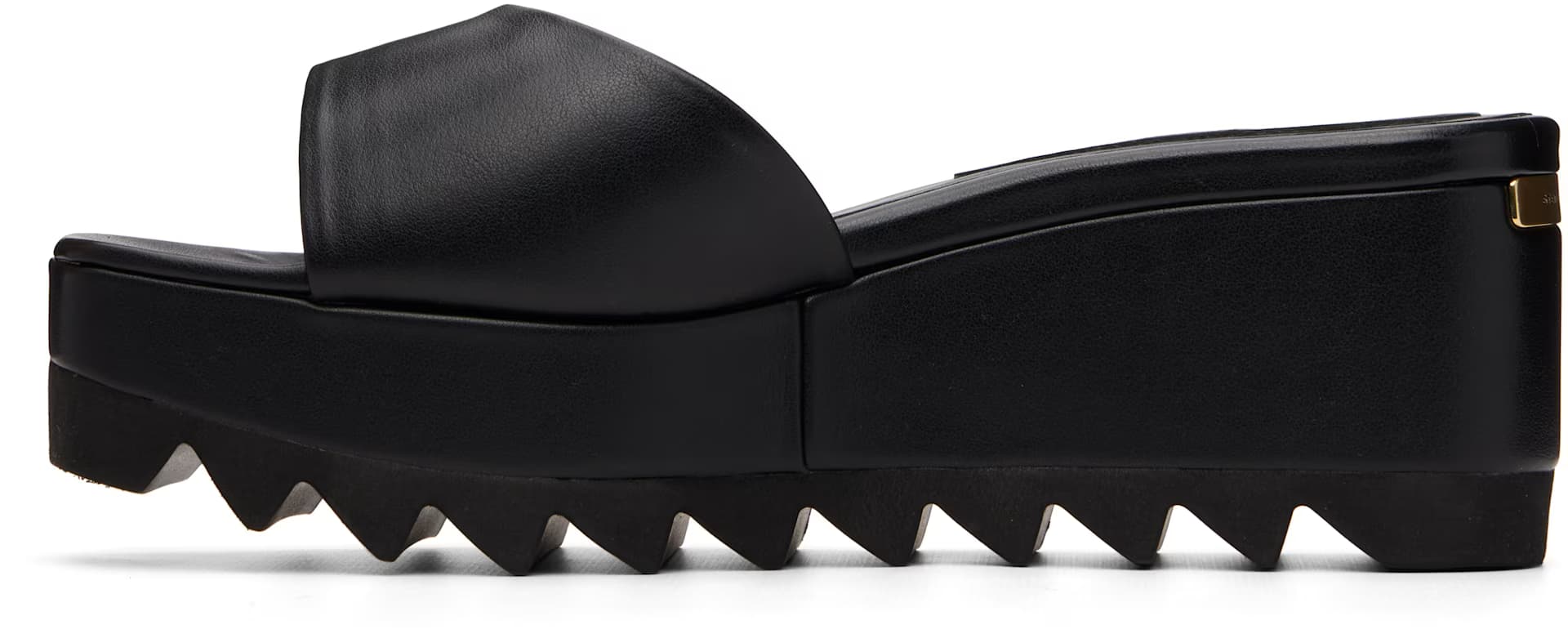 Black Sneak-Elyse Wedge Slide Sandals 3
