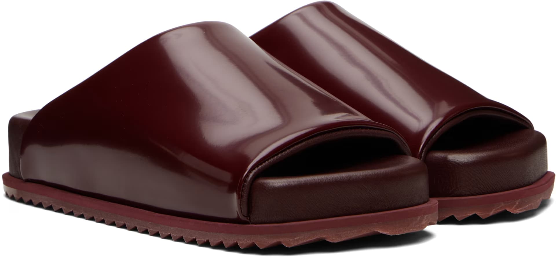 Burgundy Finn Slides 4