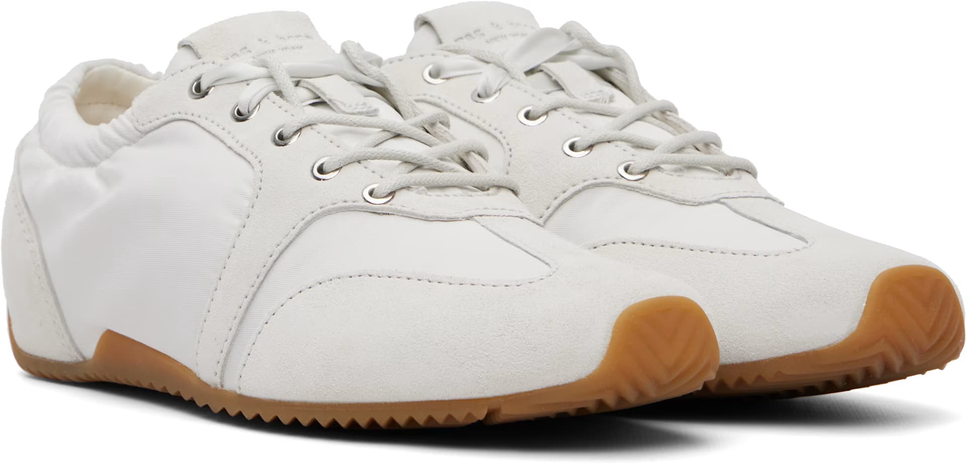 White Emilee Ballet Runner Sneakers 4
