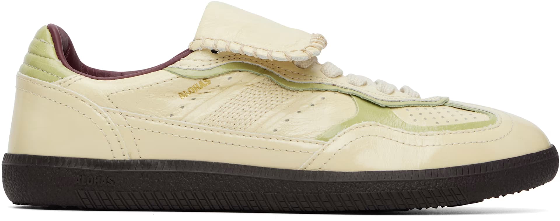 Beige Tb.490 Club Leather Sneakers by Alohas
