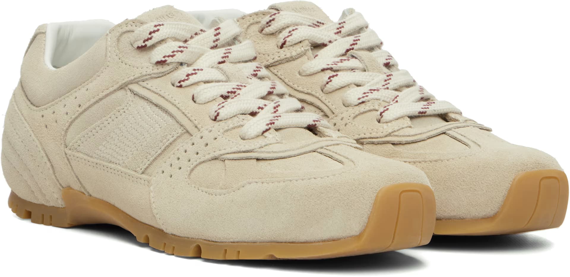 Beige Tb.56 Leather Sneakers 4