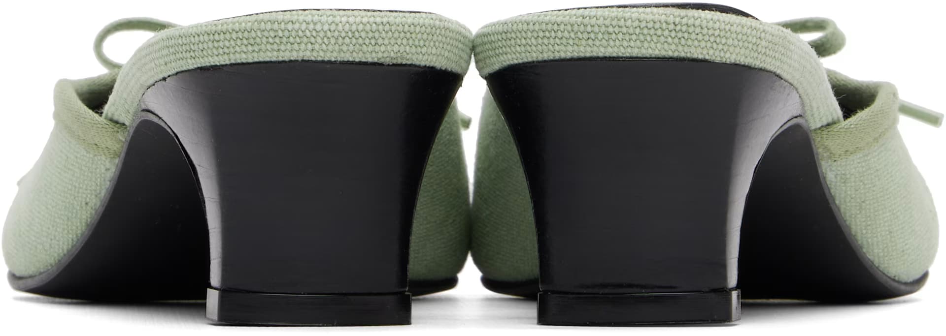 Green Petra Mule Heels 2