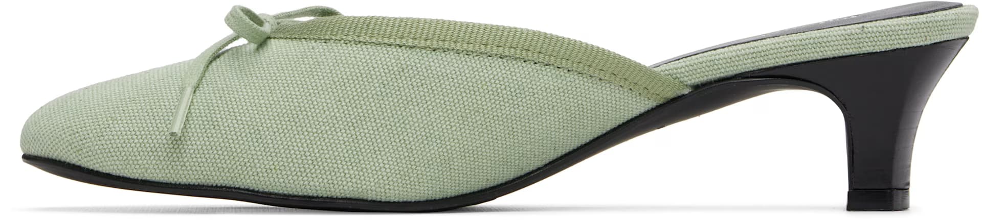 Green Petra Mule Heels 3