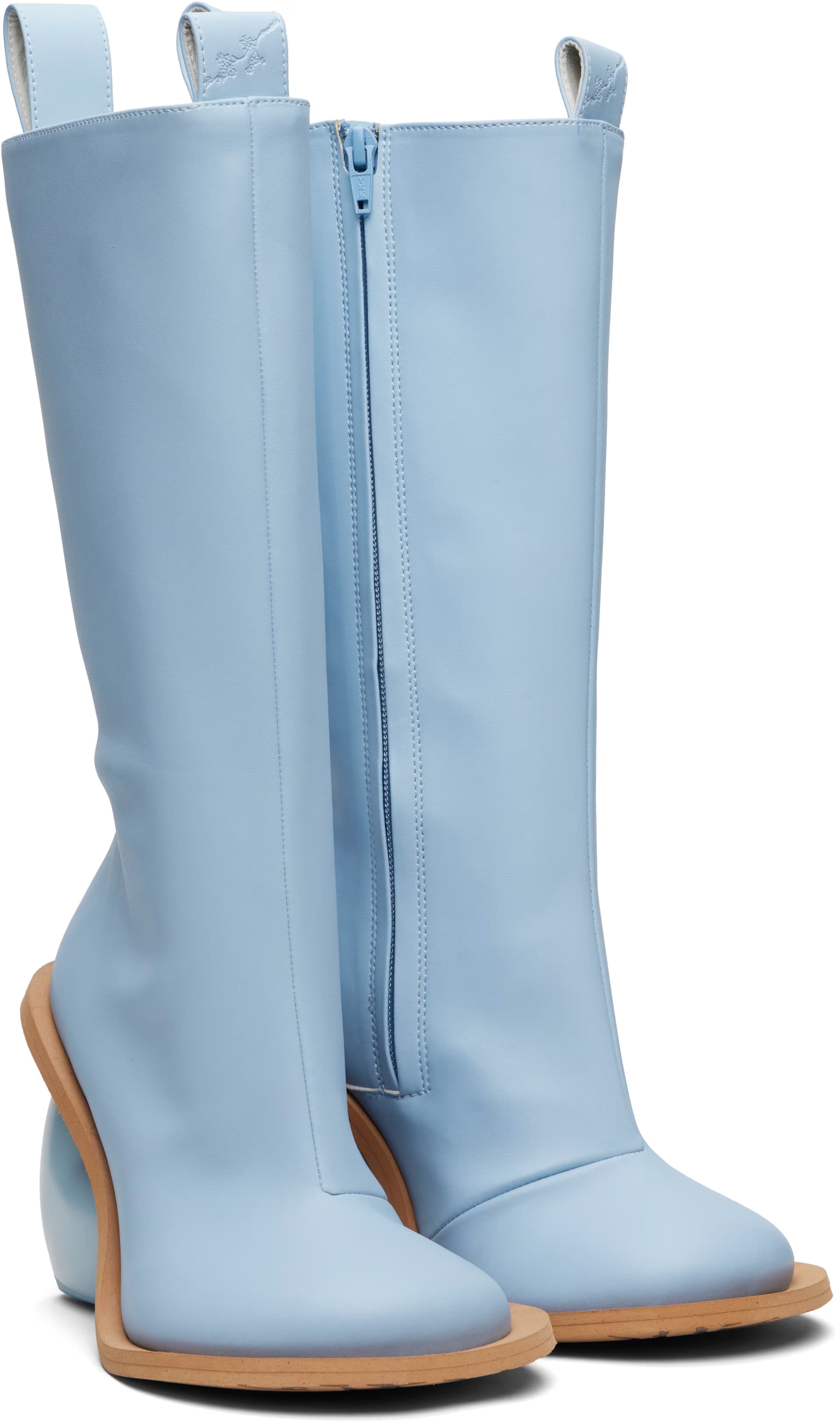 SSENSE Exclusive Blue Love Tall Boots 4