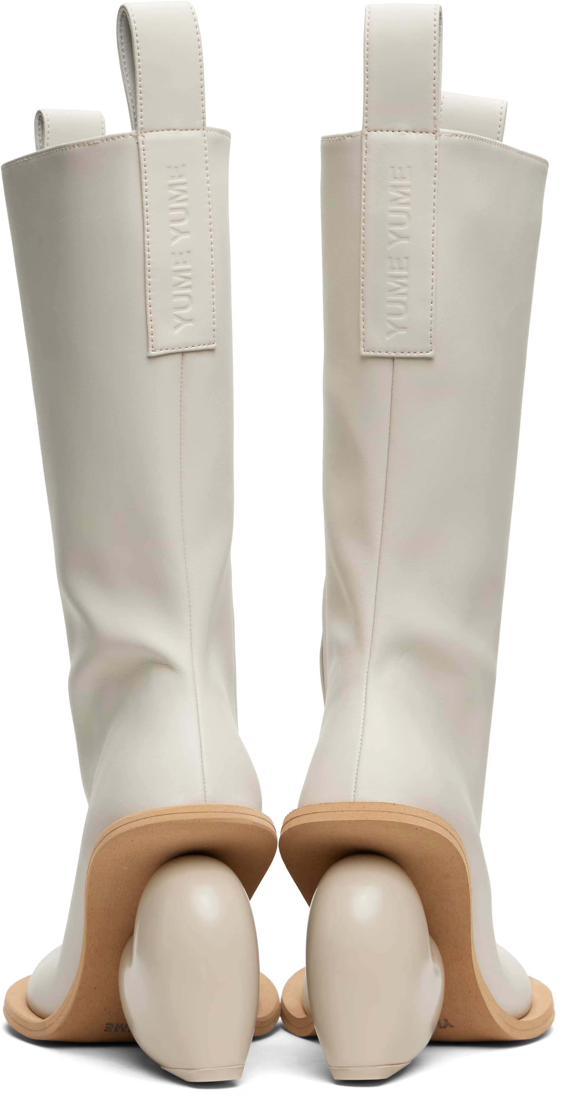 SSENSE Exclusive Off-White Love Tall Boots 2
