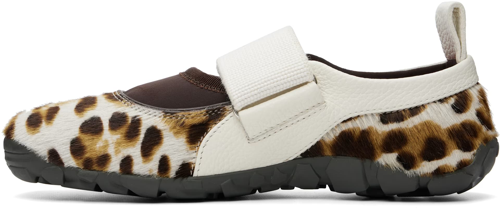 Beige & Brown Jewel Mary Jane Sneakers 3