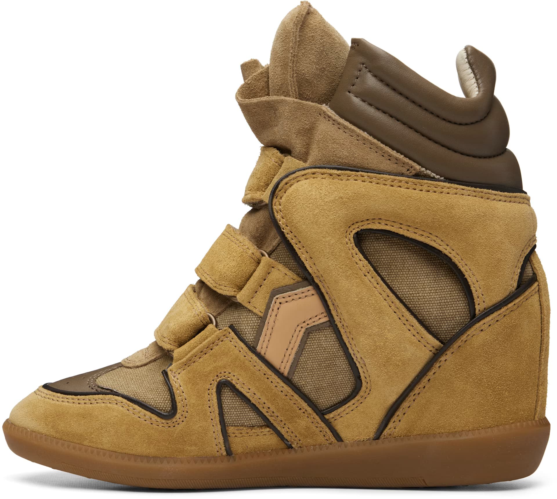 Khaki & Tan Bekett Sneakers 3
