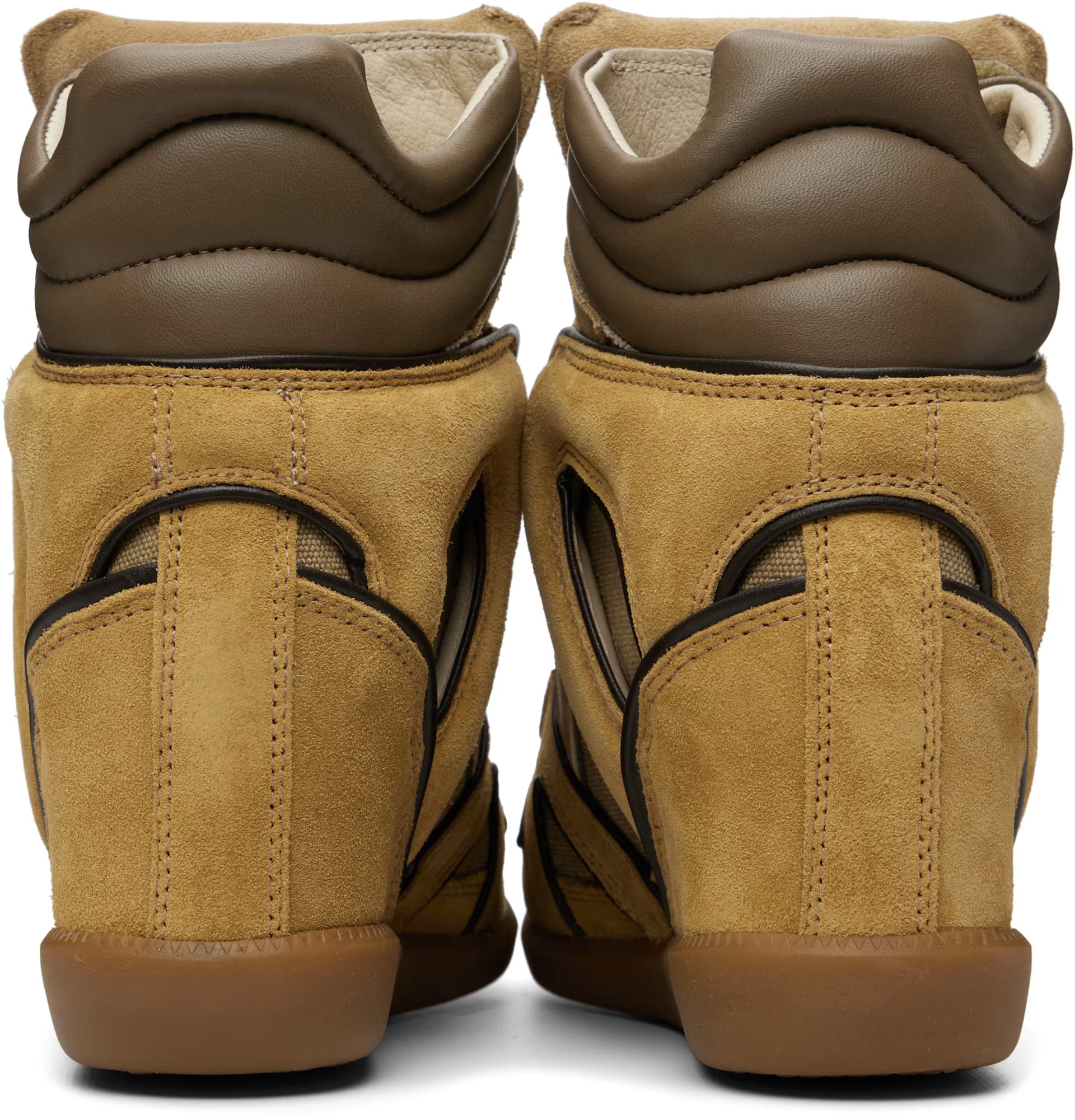 Khaki & Tan Bekett Sneakers 2