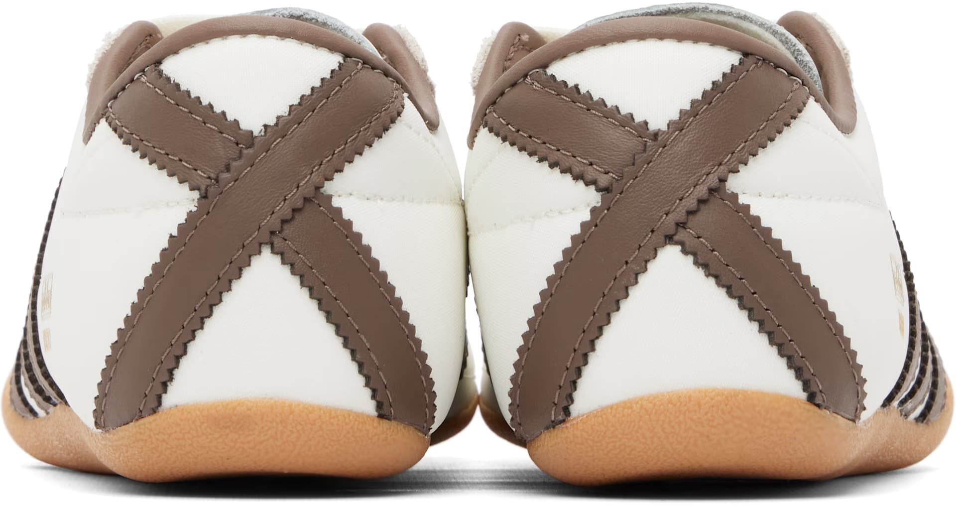 White & Brown Tokyo Sneakers 2