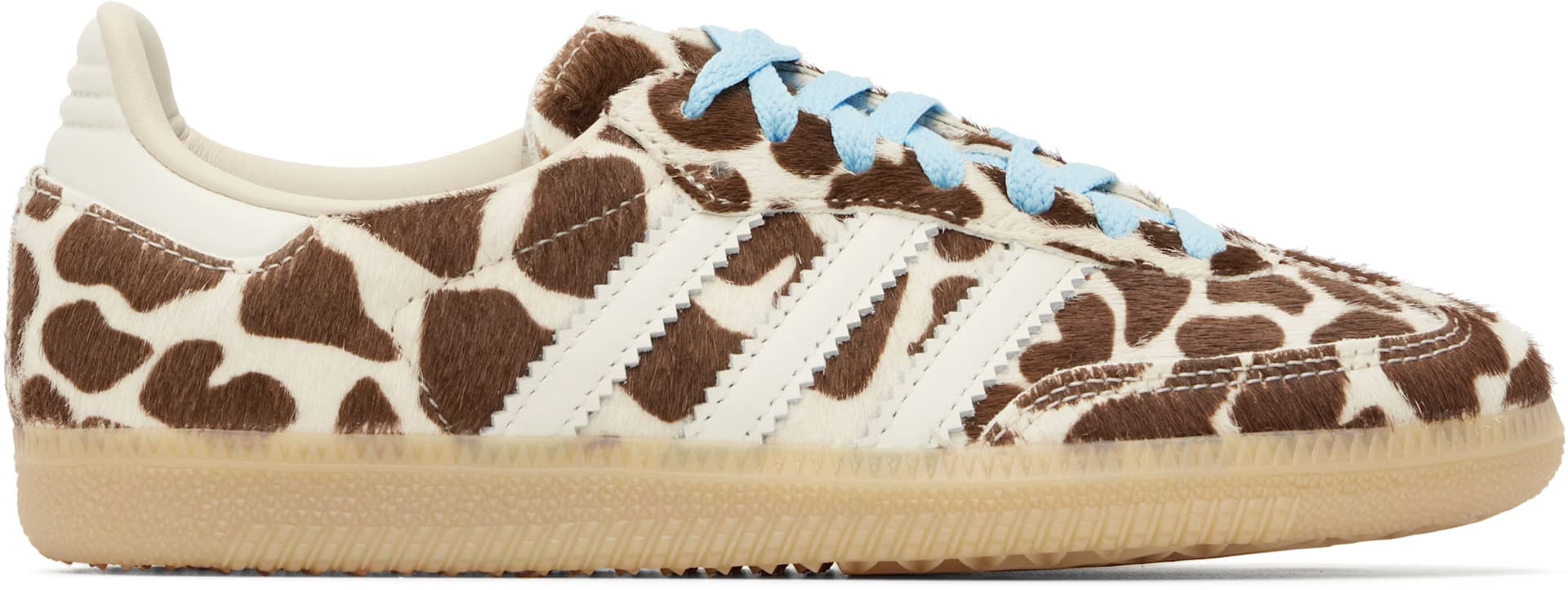 Brown & Off-White Samba OG Sneakers by adidas Originals