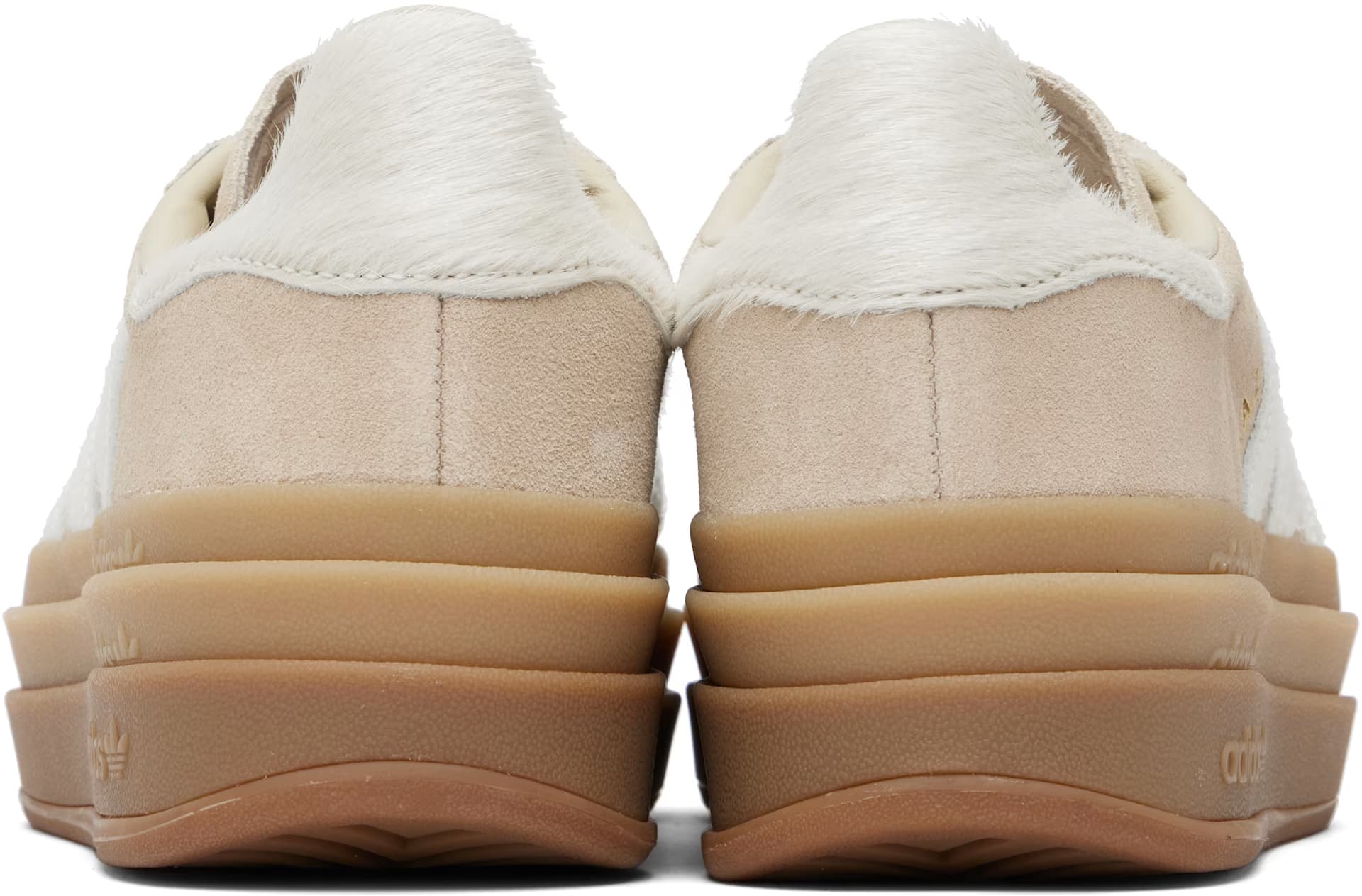 Beige Gazelle Bold Sneakers 2