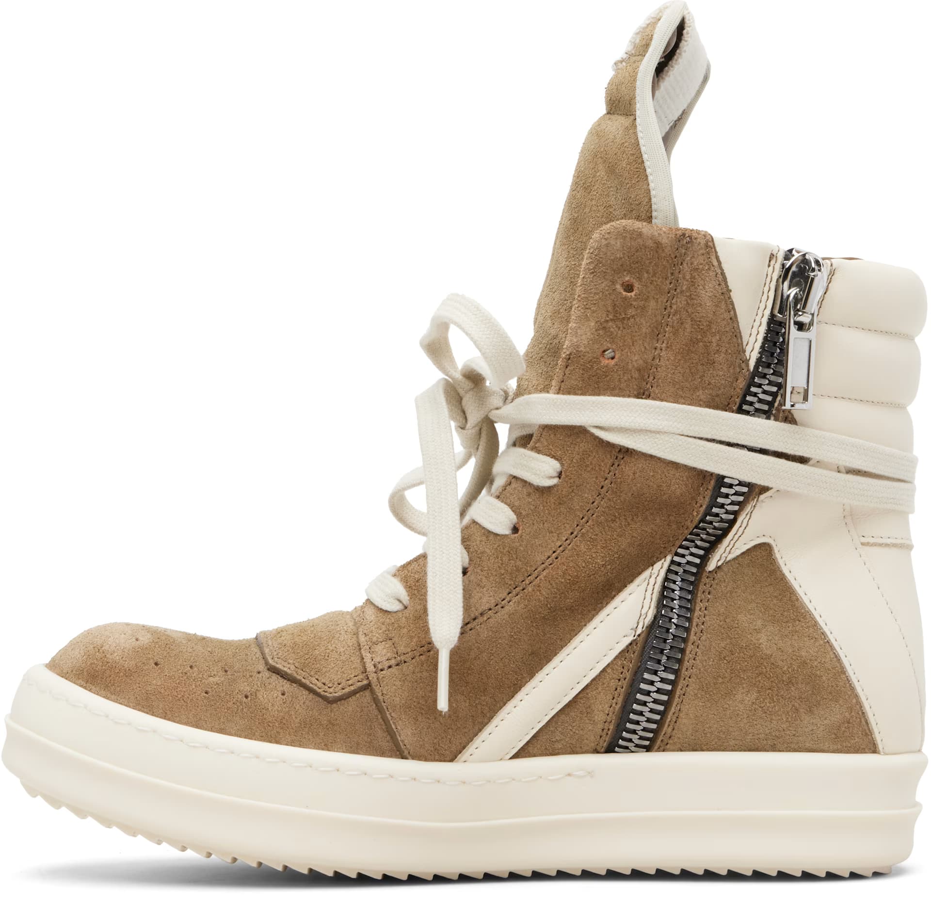 Beige Temple Geobasket Sneakers 3