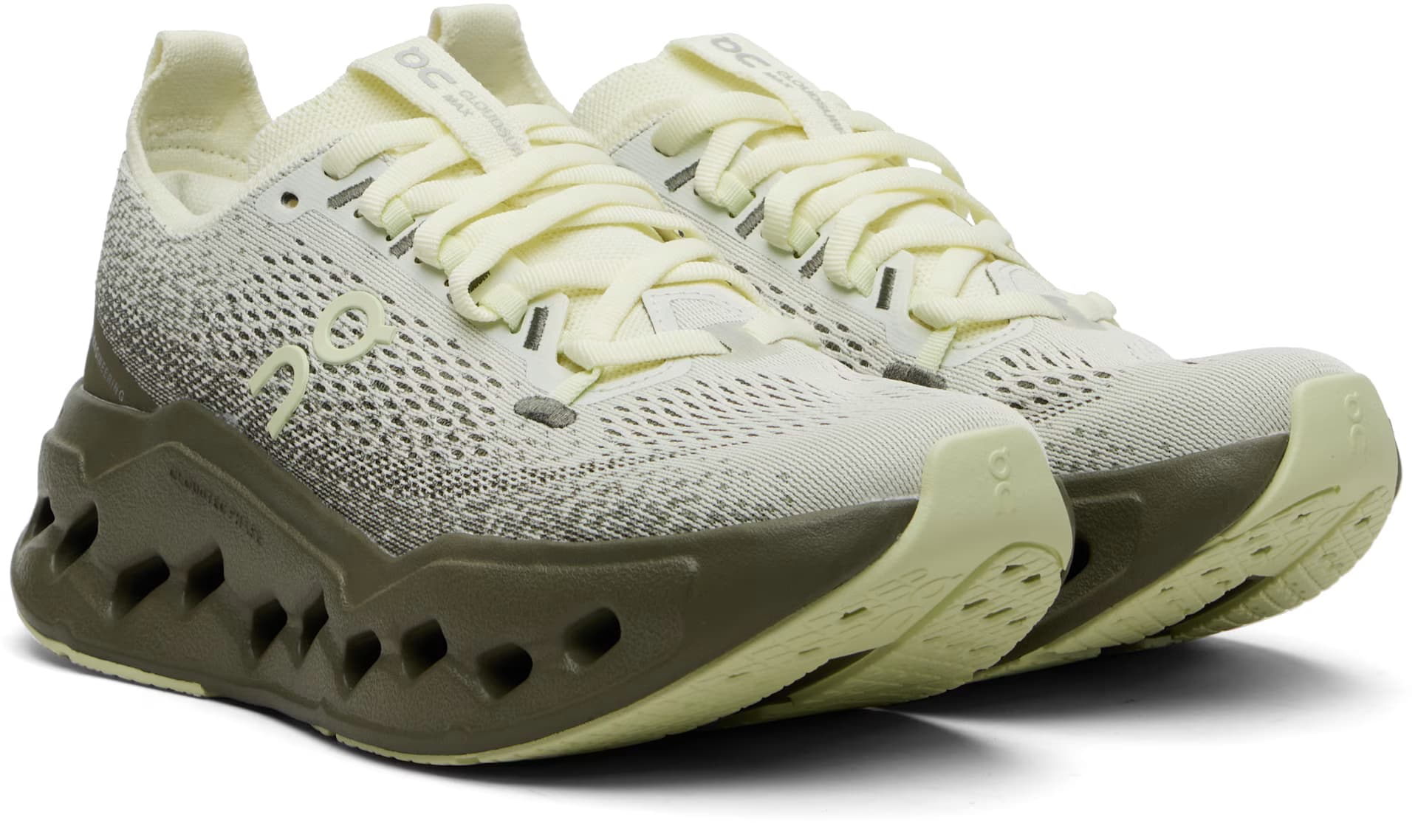 Green & Khaki Cloudsurfer Max Sneakers 4