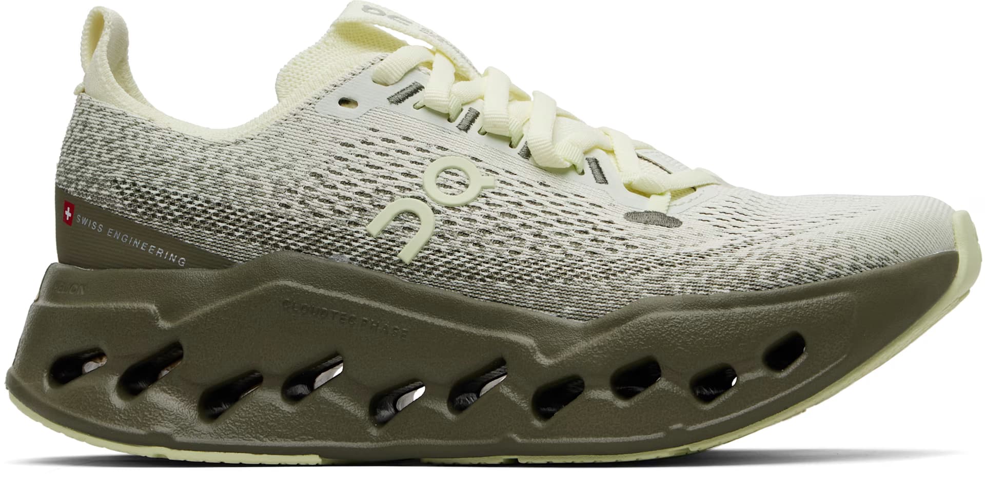 Green & Khaki Cloudsurfer Max Sneakers by On