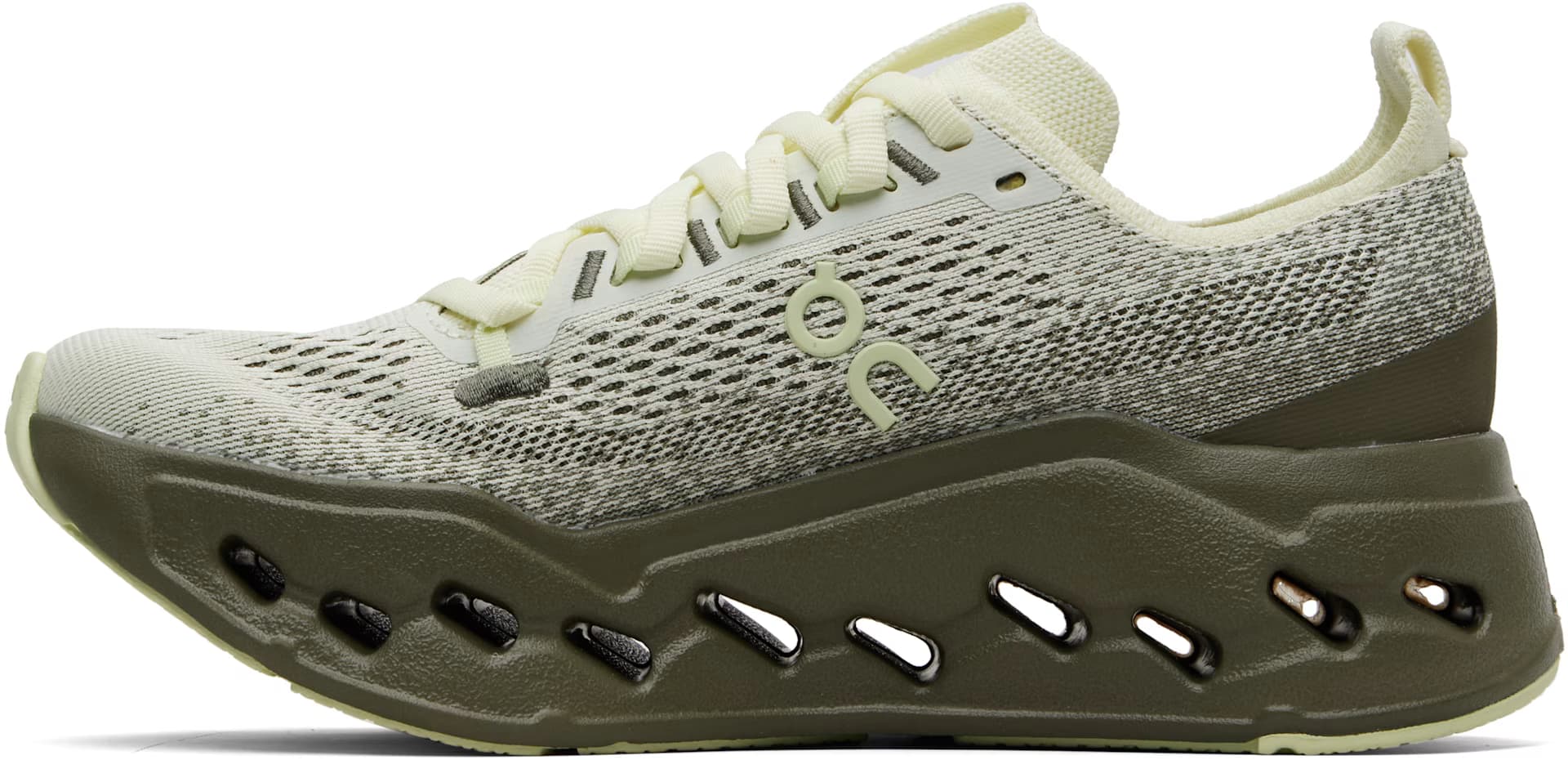 Green & Khaki Cloudsurfer Max Sneakers 3