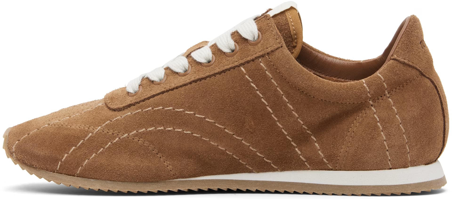 Tan Flex Suede Sneakers 3
