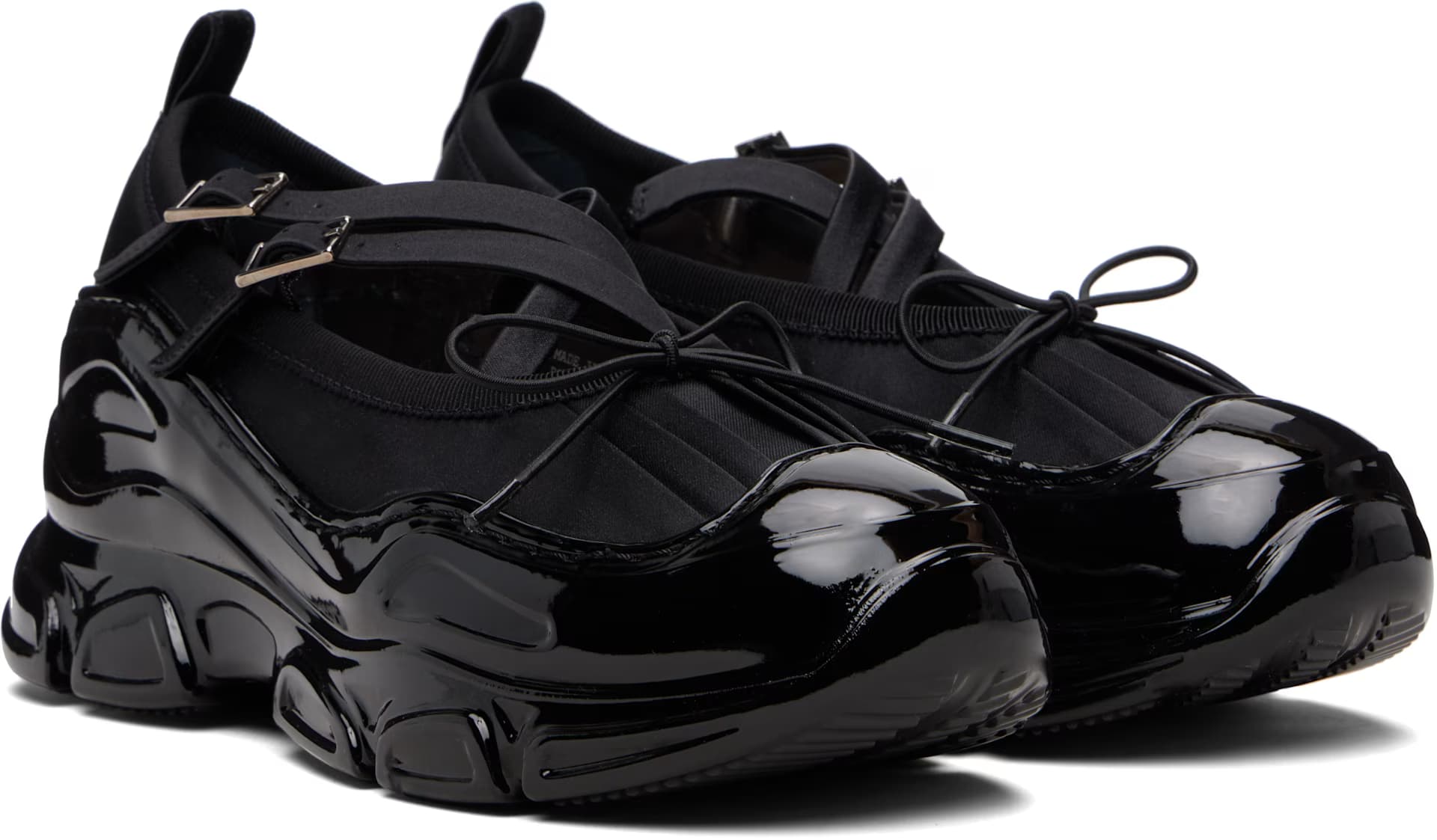 Black Tracker Ballerina Sneakers 4