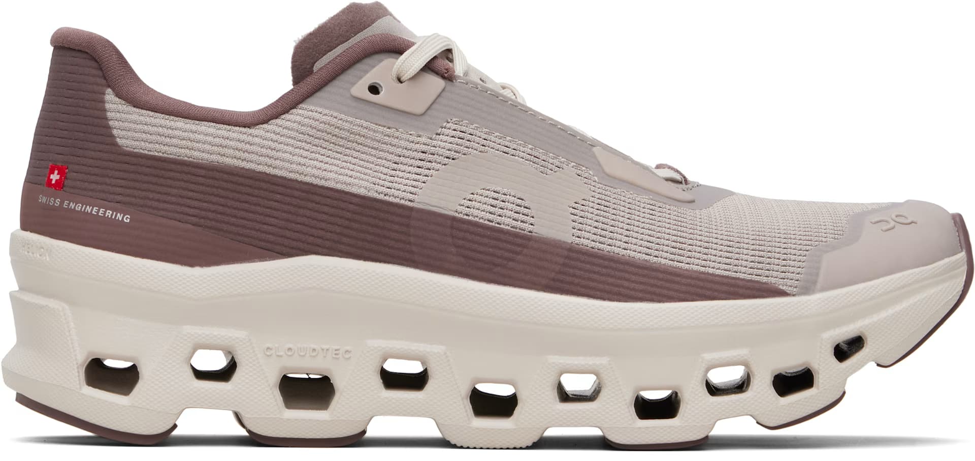 Taupe & Burgundy Cloudmonster Void Sneakers by On