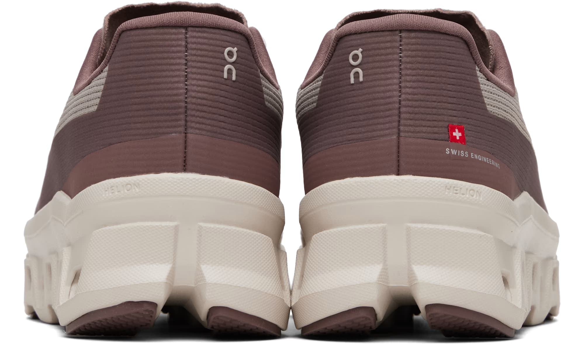 Taupe & Burgundy Cloudmonster Void Sneakers 2