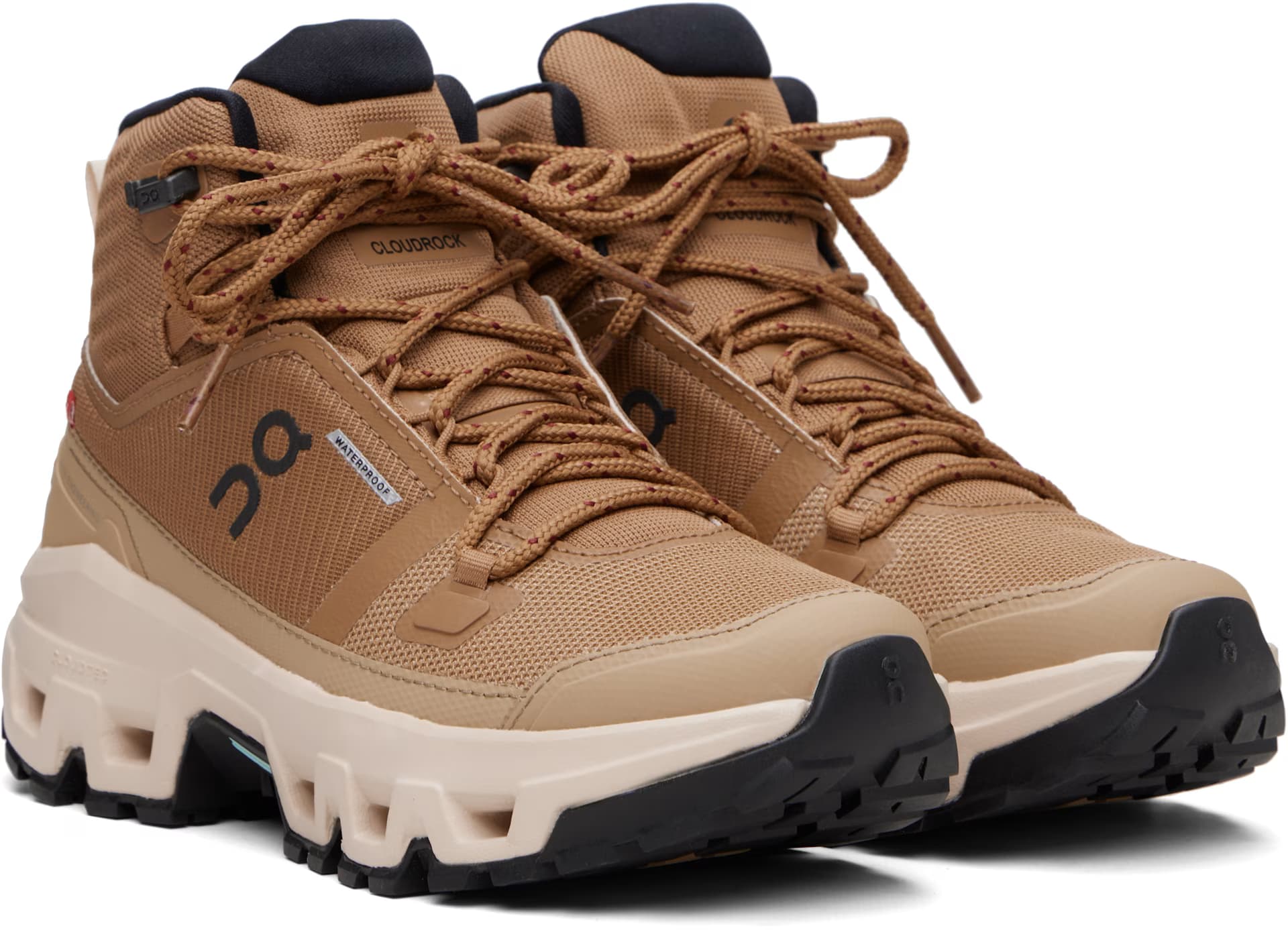 Brown Cloudrock Mid Waterproof Sneakers 4