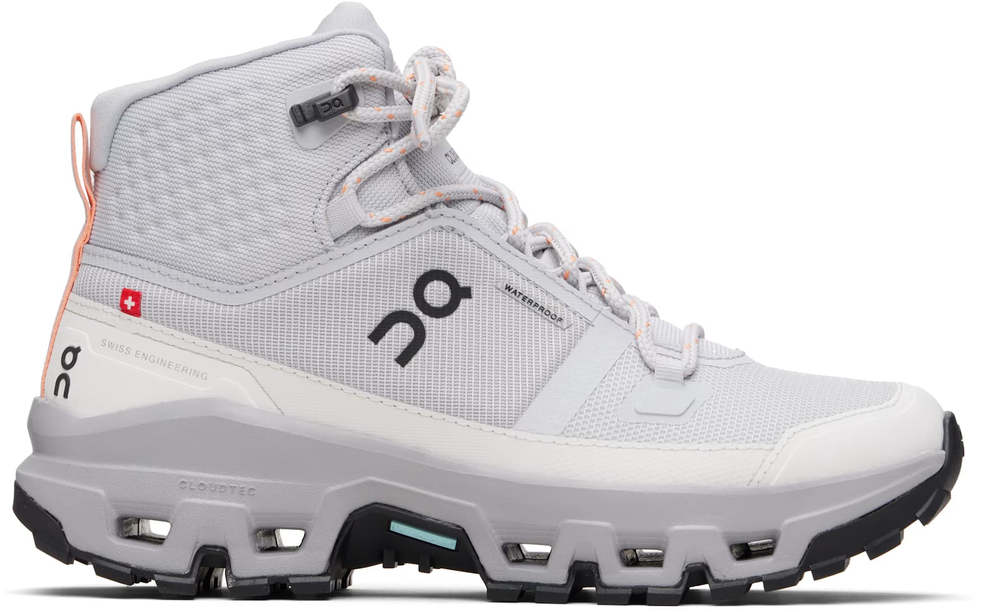 Gray Cloudrock Mid Waterproof Sneakers by On