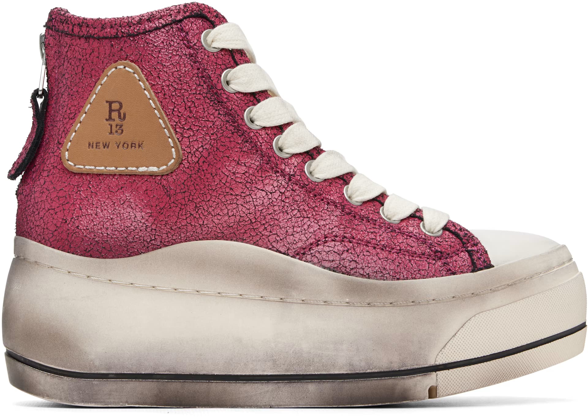 Pink Kurt High Top Sneakers by R13