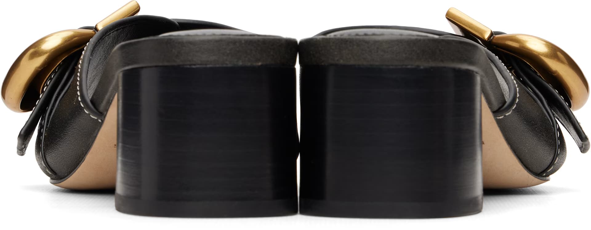 Black 'The Doll' Heeled Sandals by Marc Jacobs
