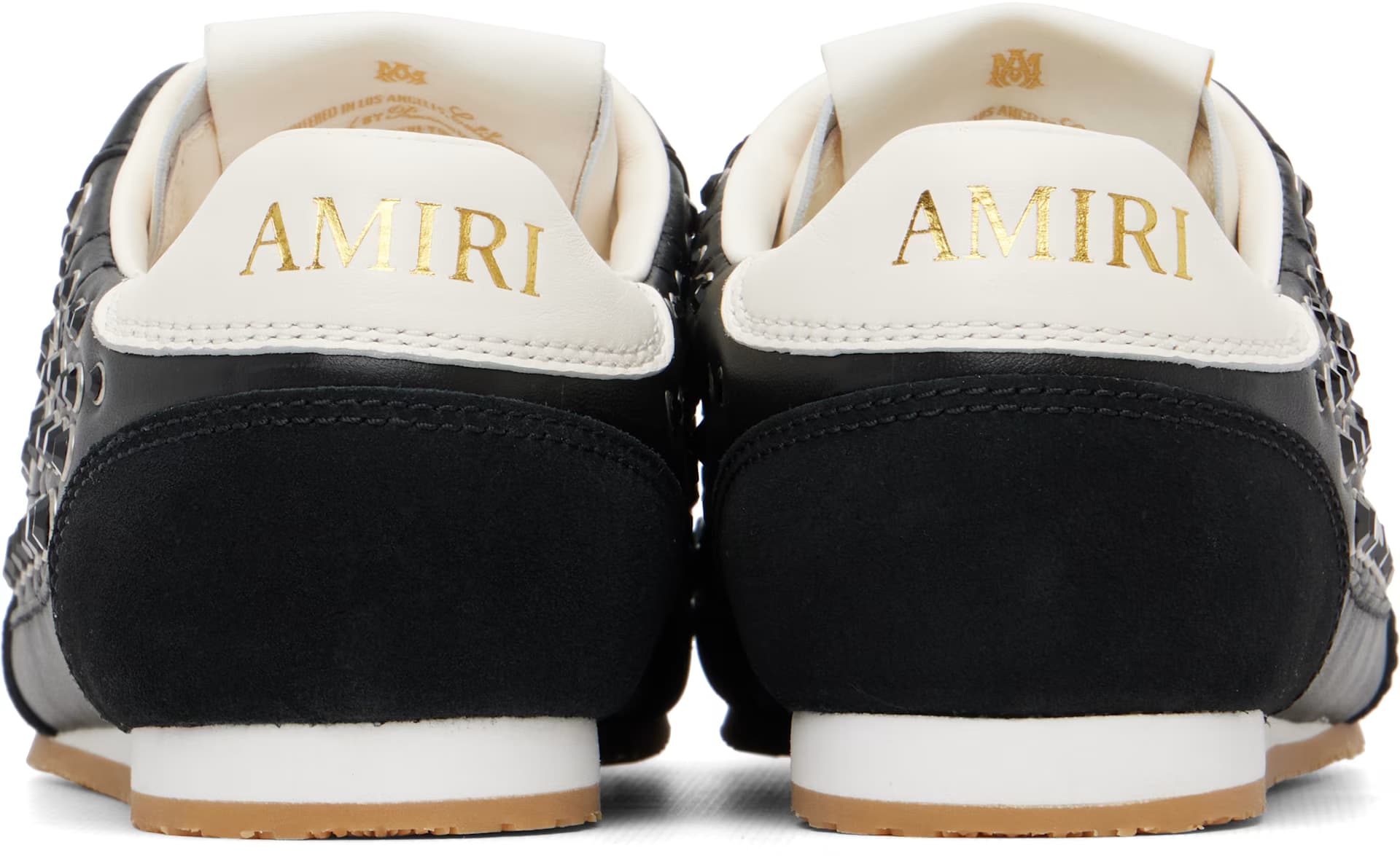 Black Stud Pacific Flat Sneakers 2