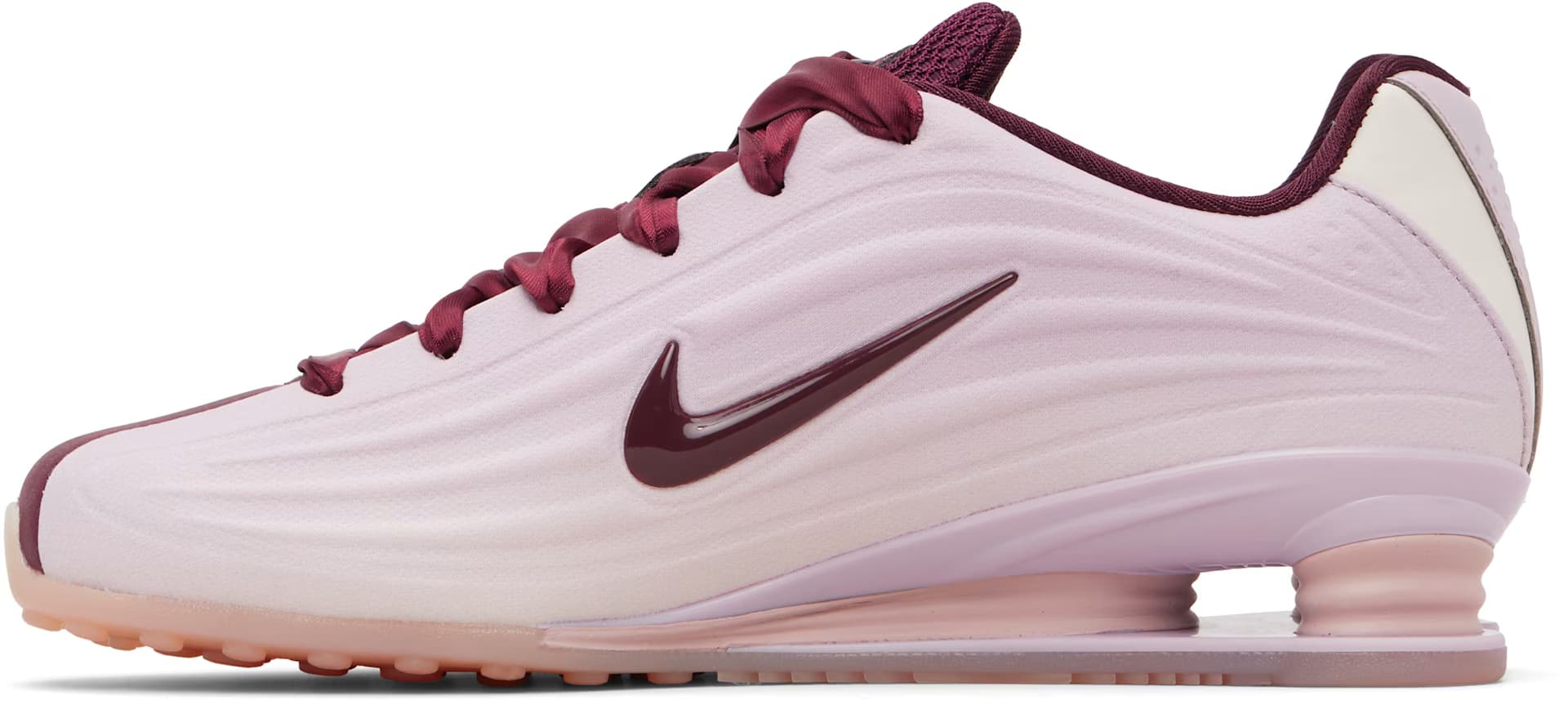 Purple & Burgundy Shox Z SE Sneakers 3