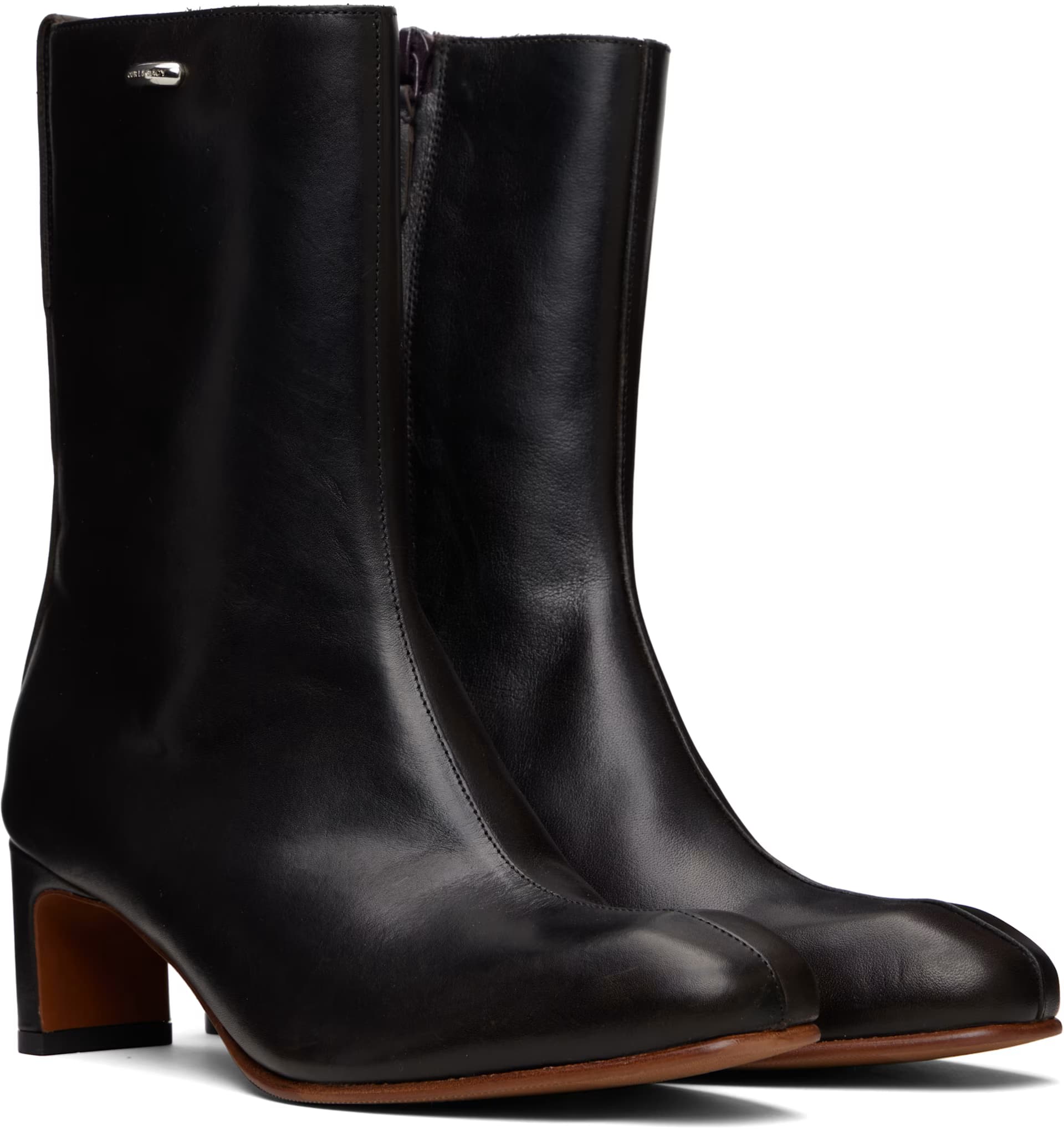 Brown Karasu Heel Boots 4