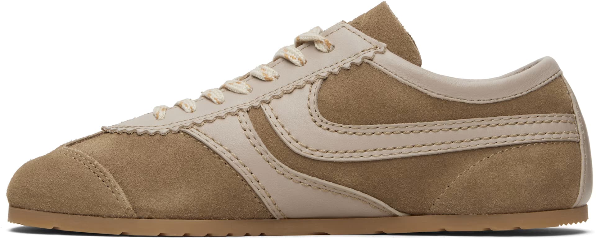 Beige Suede Sneakers 3