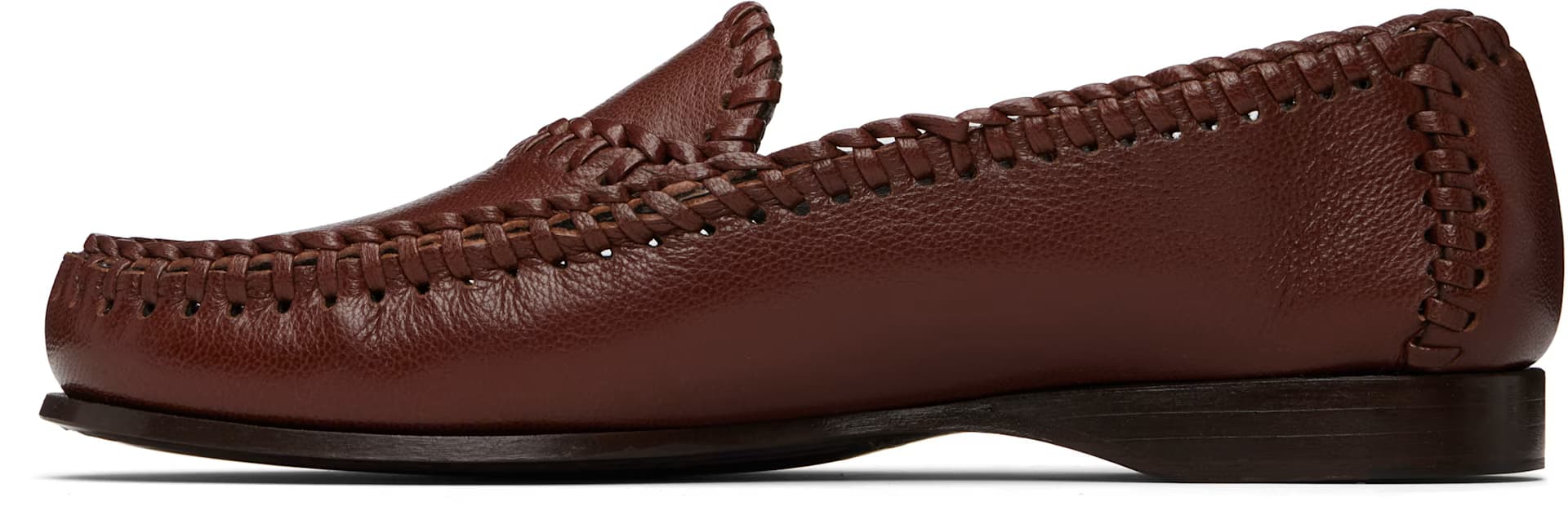 Brown Sastre Supple Shiny Loafers 3