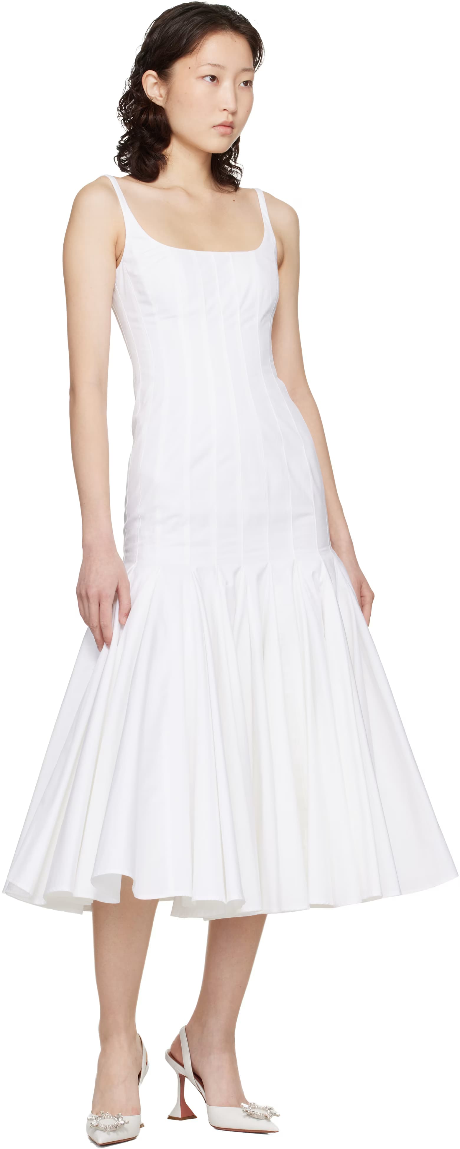 White Begum Sling 95 Heels 5