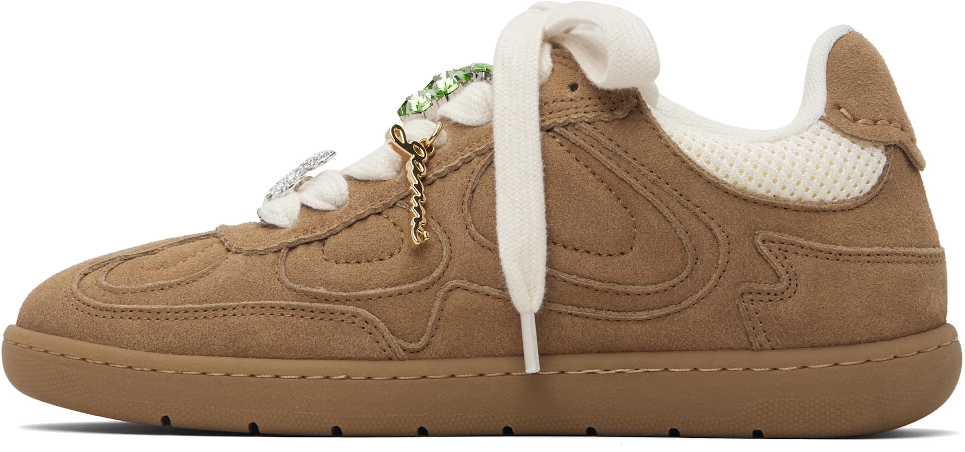 Brown Recycled Suede Sneakers 3