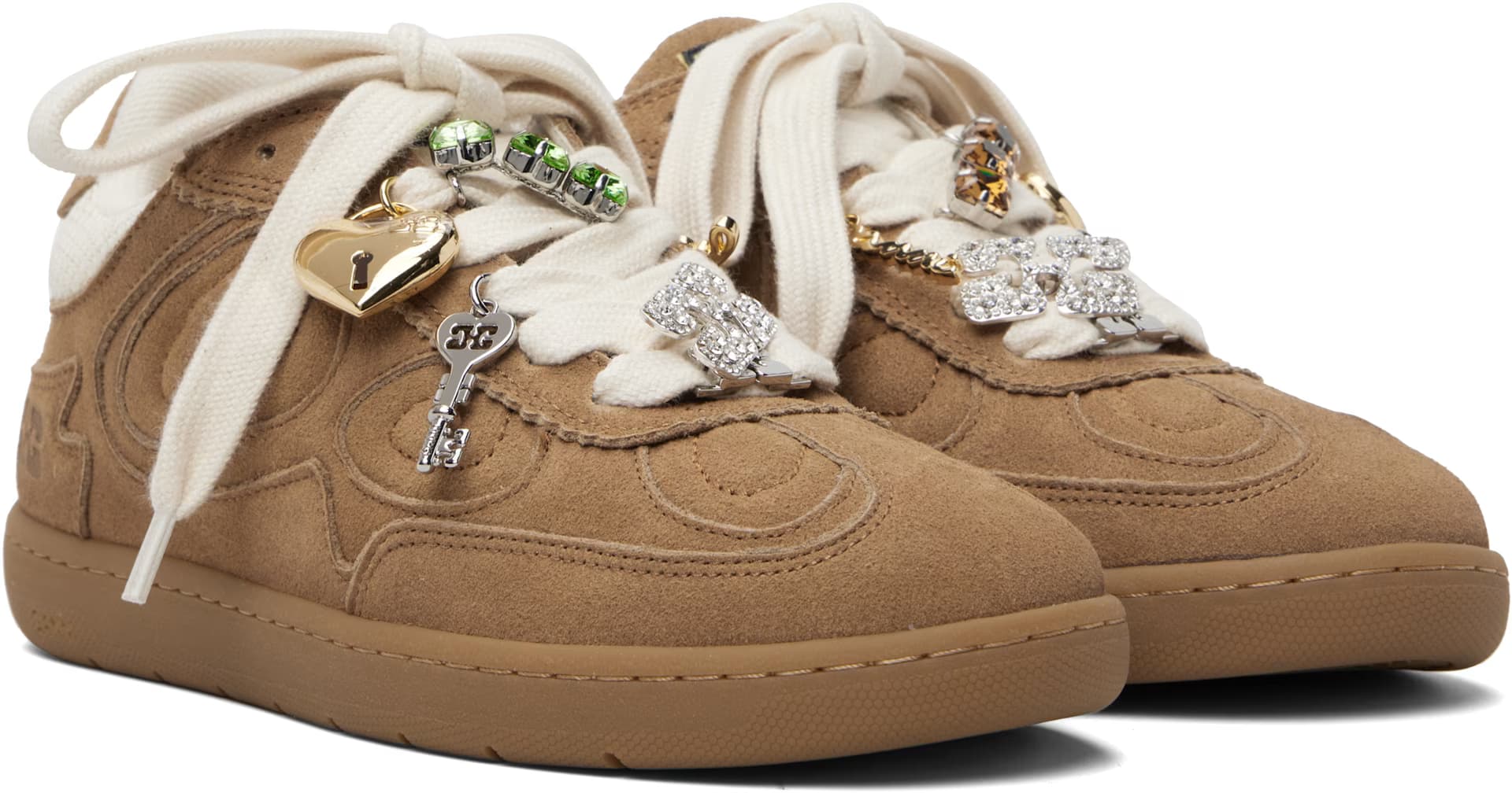 Brown Recycled Suede Sneakers 4