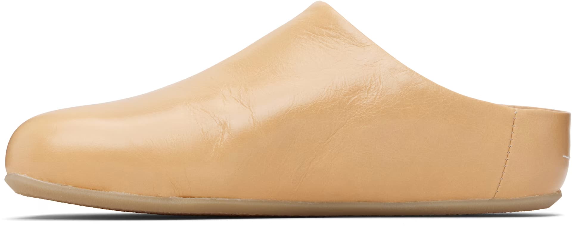 Beige Factory Sabot Loafers 3
