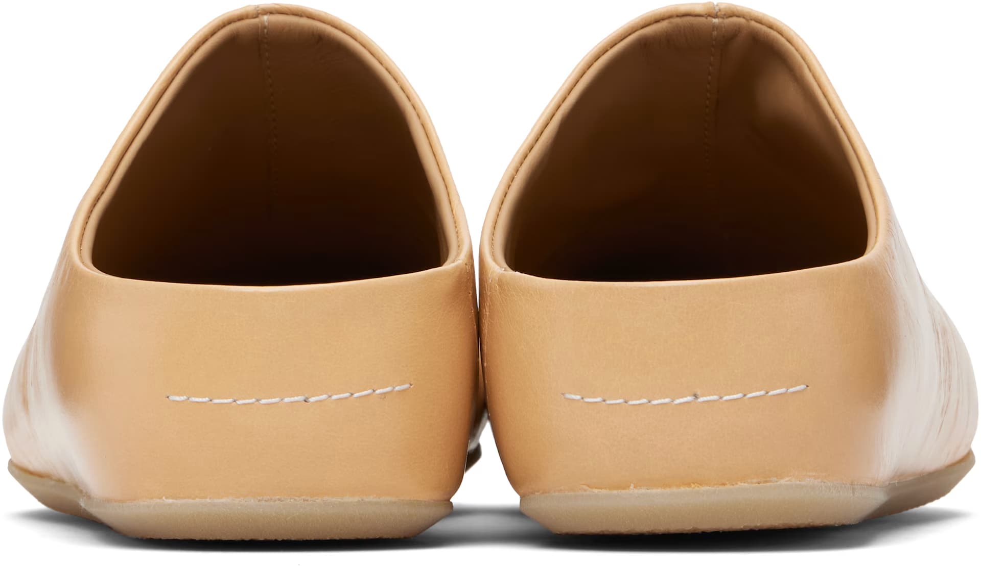 Beige Factory Sabot Loafers 2