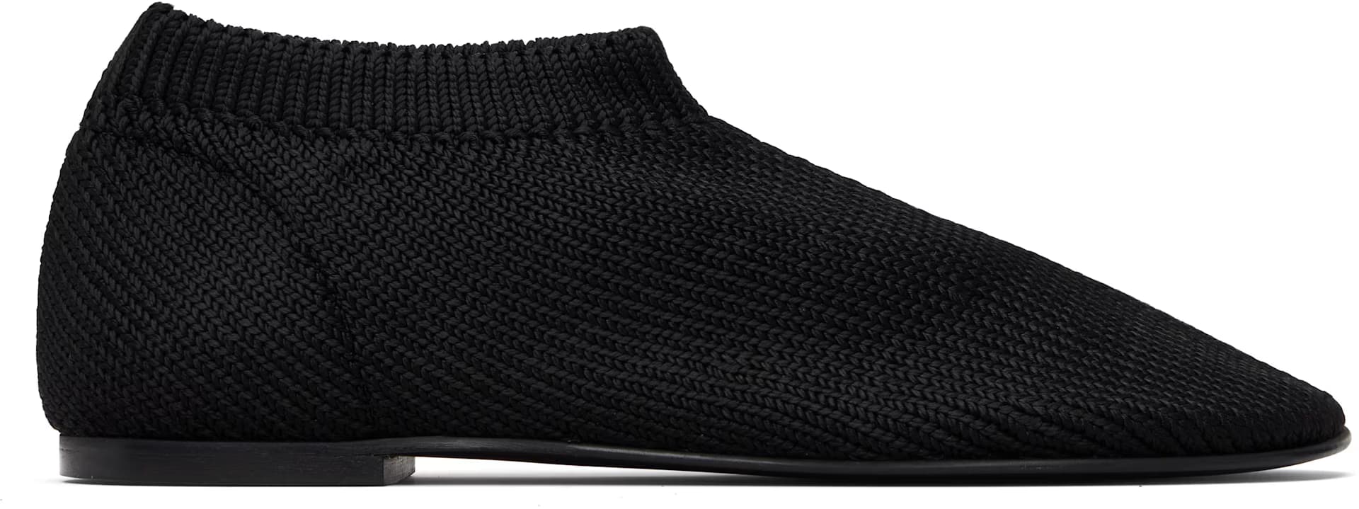 Black Glove Knit Loafers by Proenza Schouler