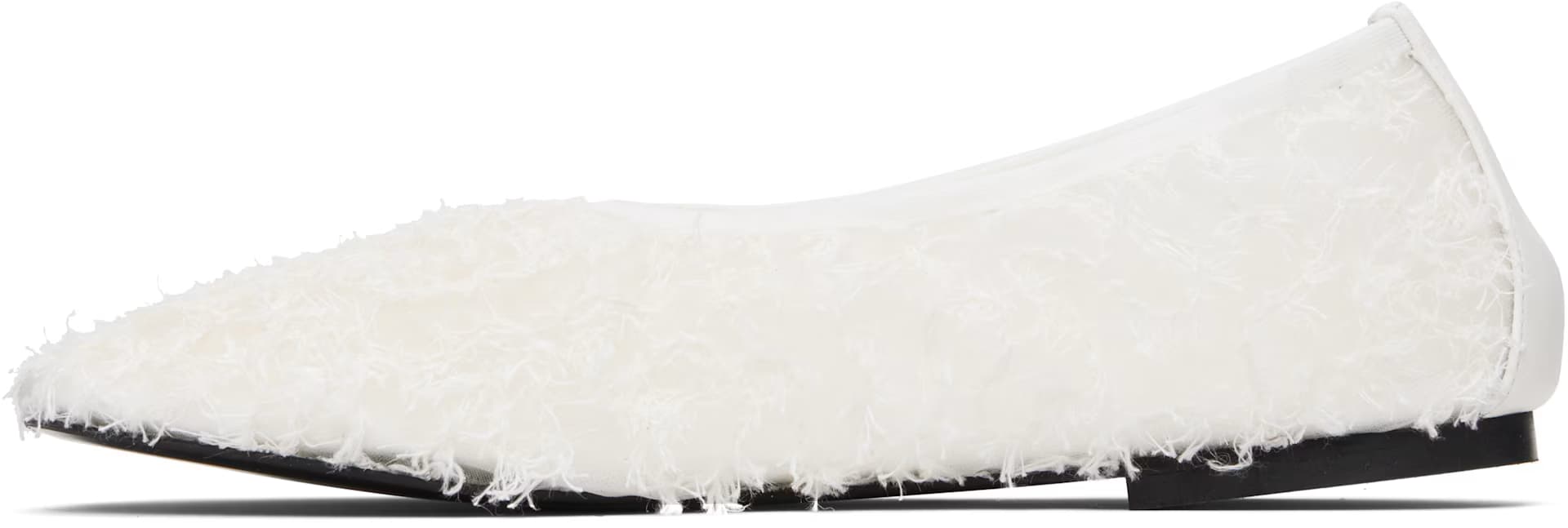 White Glove Lace Ballerina Flats 3