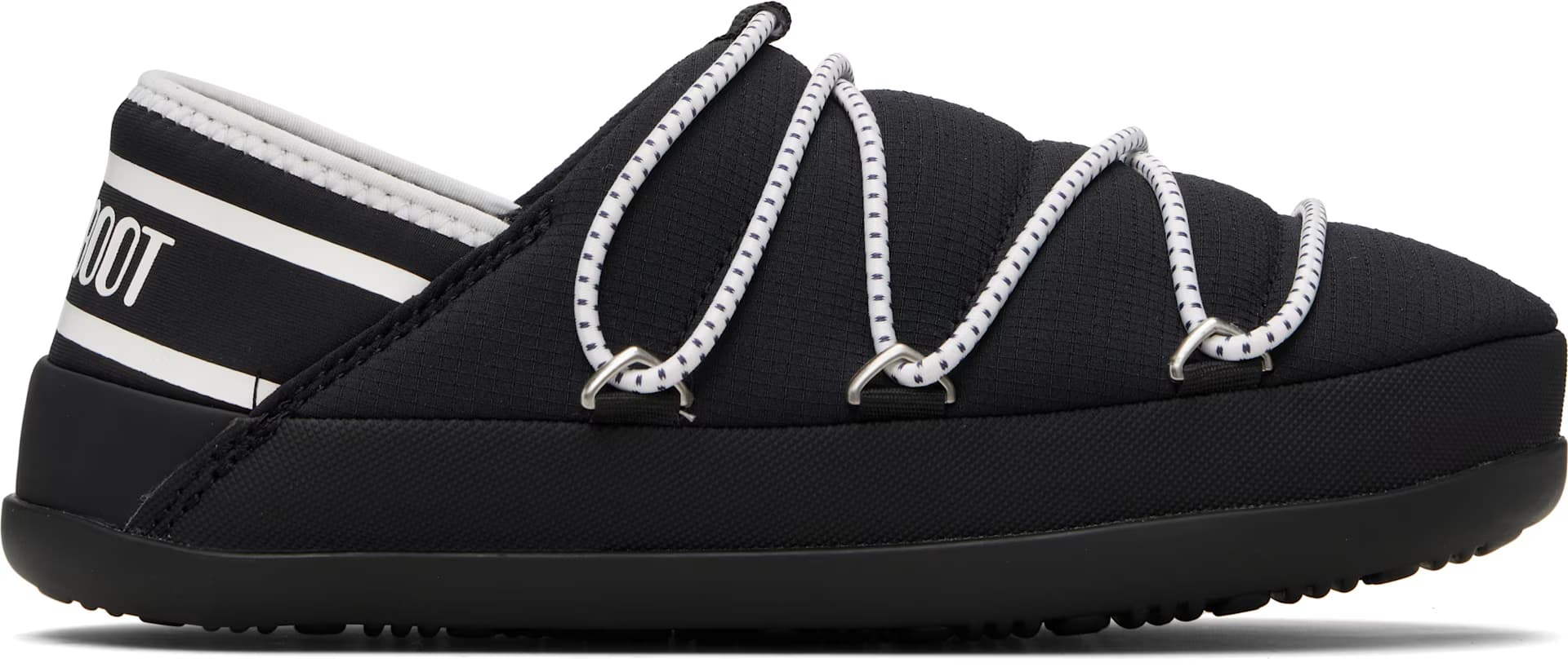 Black Icon Slipper Loafers by Moon Boot
